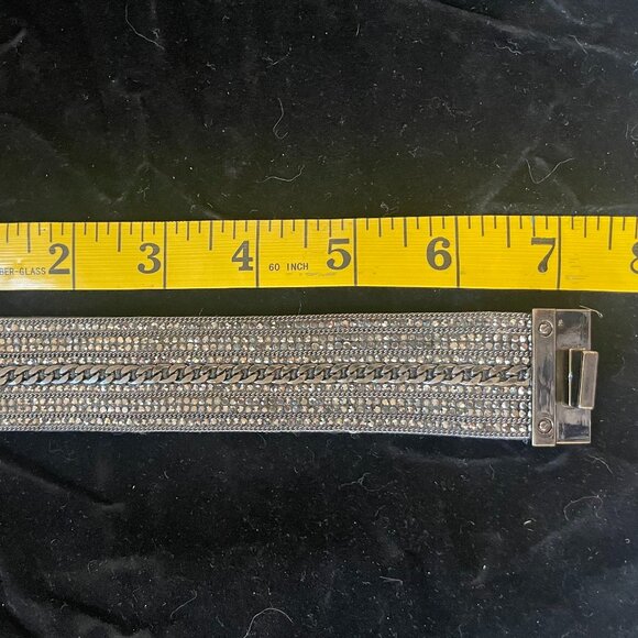 Bundle of fun bracelets, gunmetal, black and silver - Picture 5 of 14